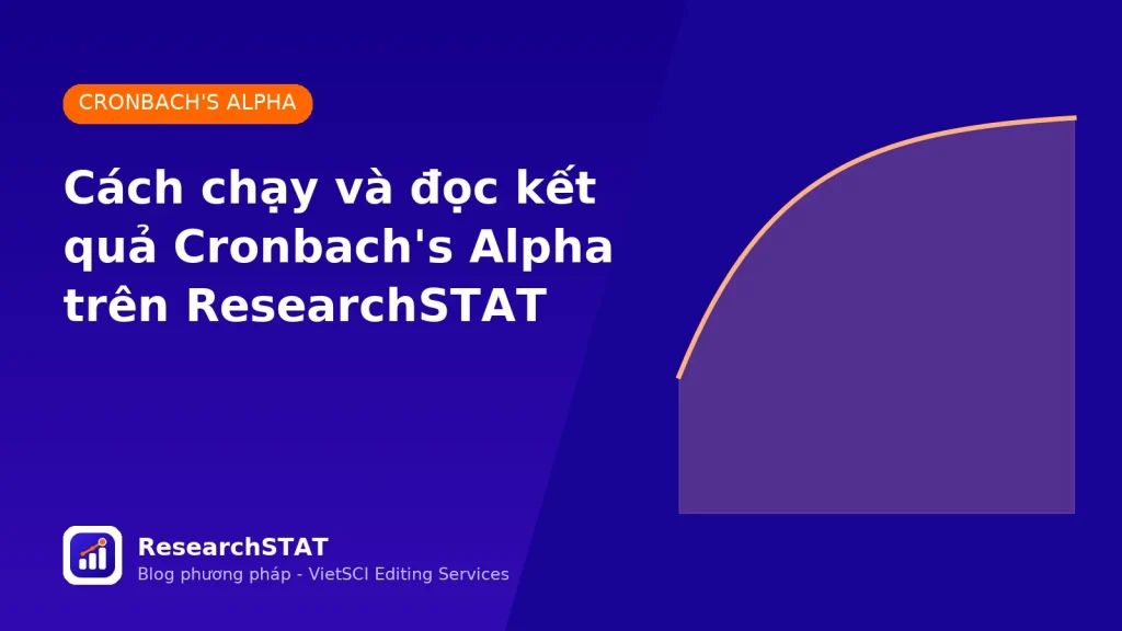Cách chạy và đọc kết quả Cronbach's Alpha trên ResearchSTAT (từng bảng, từng cột)